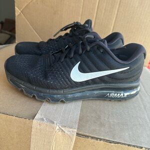 Nike Air Max Black and White Sneakers